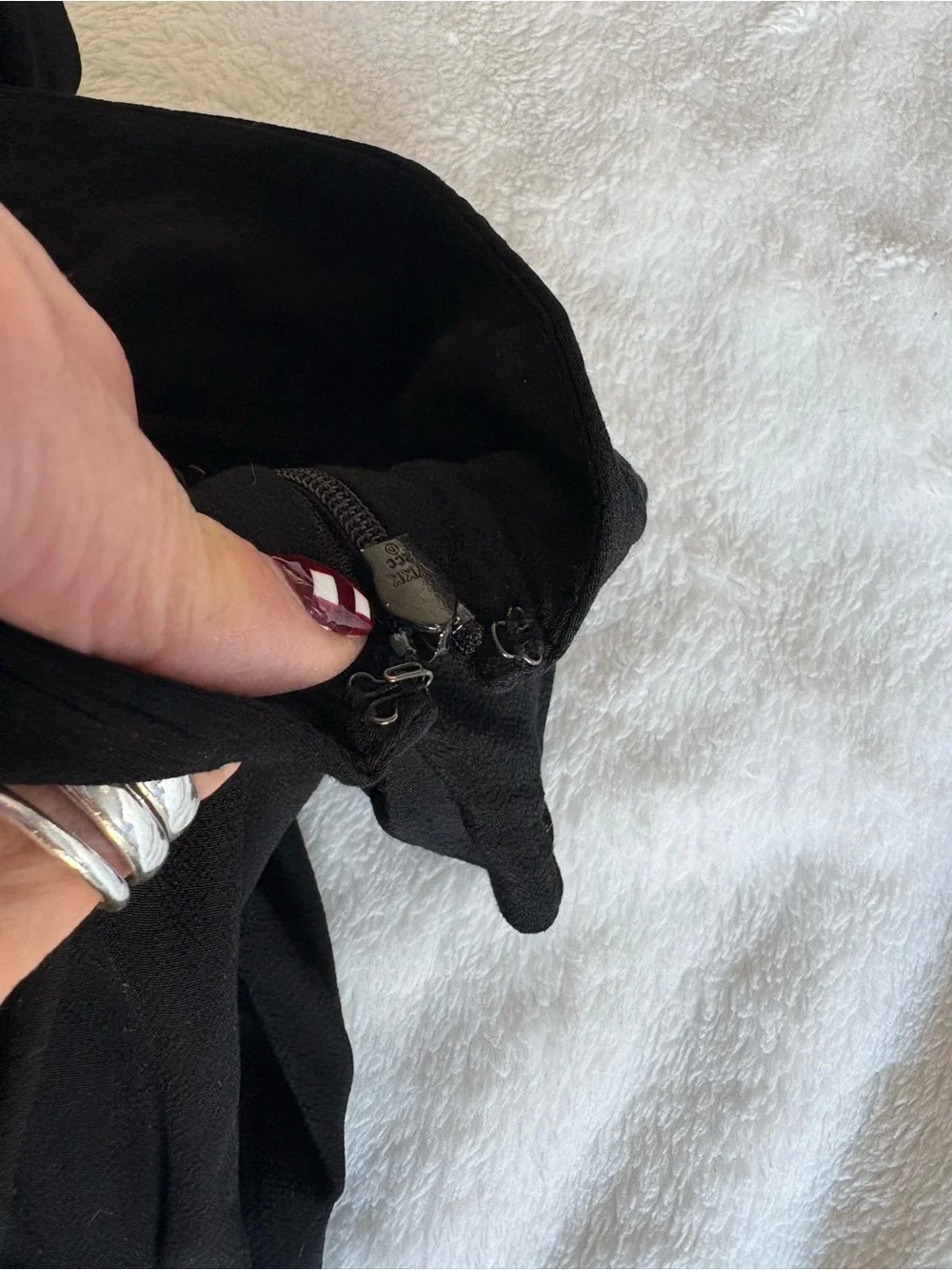The Kooples Classic Black Tie-Waist A-Line Midi Skirt with Pockets